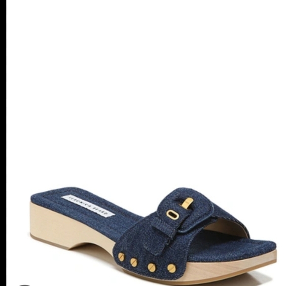 🌸 NEW Veronica Beard | Wood Sandals, size 9 - Picture 7 of 16